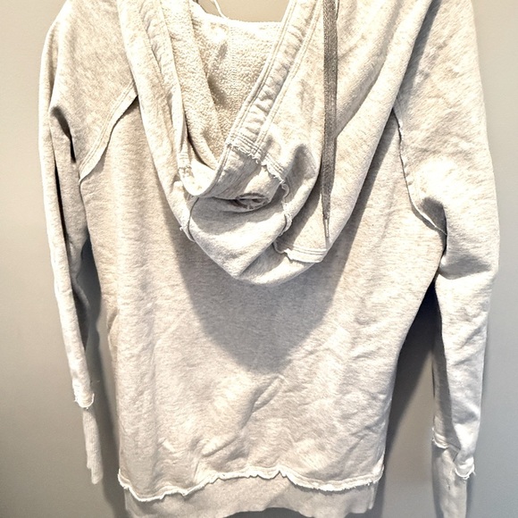 Lululemon Go Forward Pullover Fleece Cowl Neck Heathered Grey - Picture 2 of 7